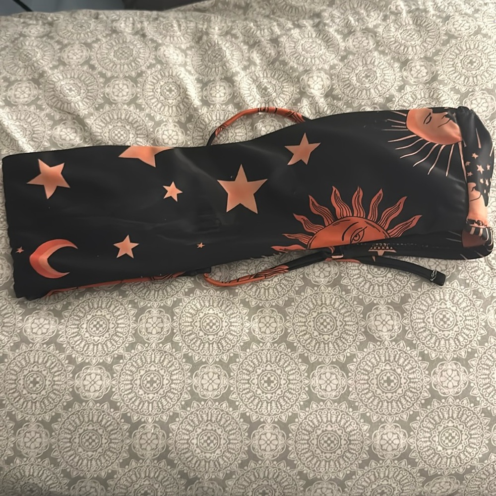 Zaful moon & stars bikini top size small